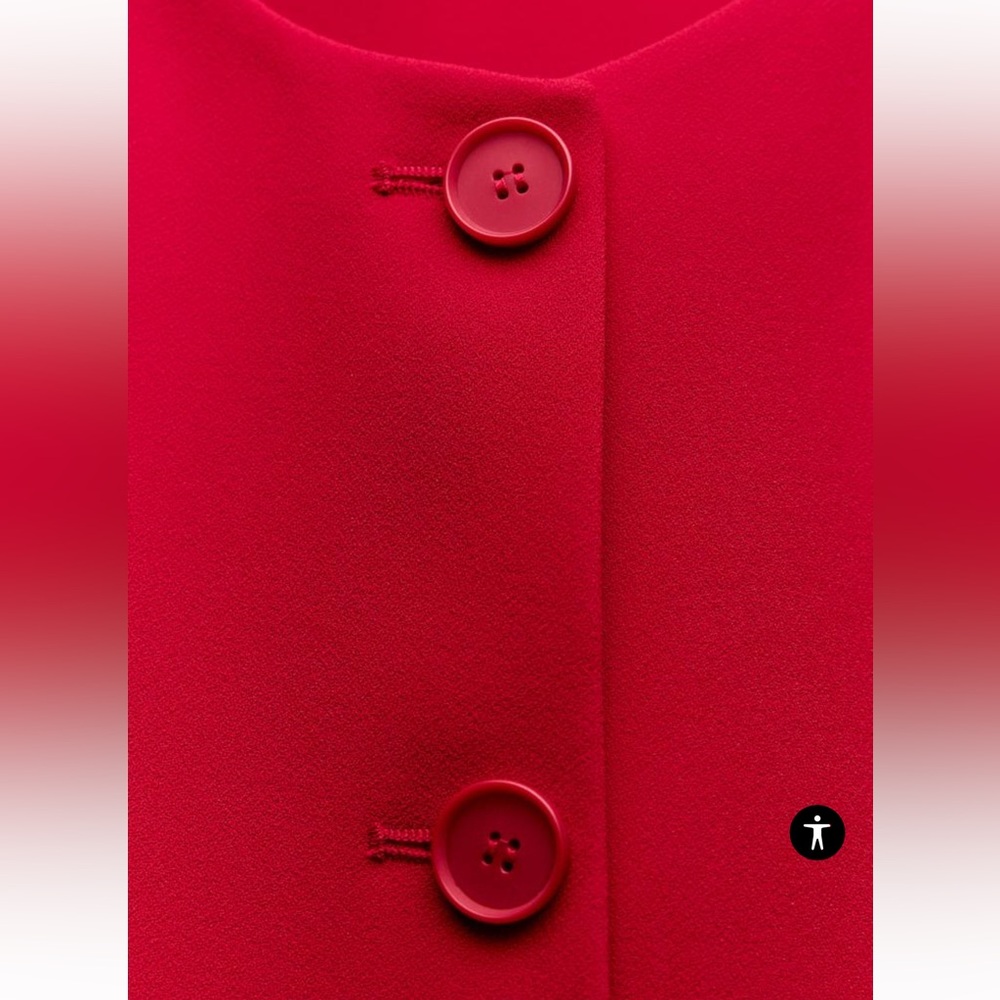 🎈SALE 🎈 ZARA WOMAN COLLECTION Sleeveless vest top with round neck. - Picture 5 of 10